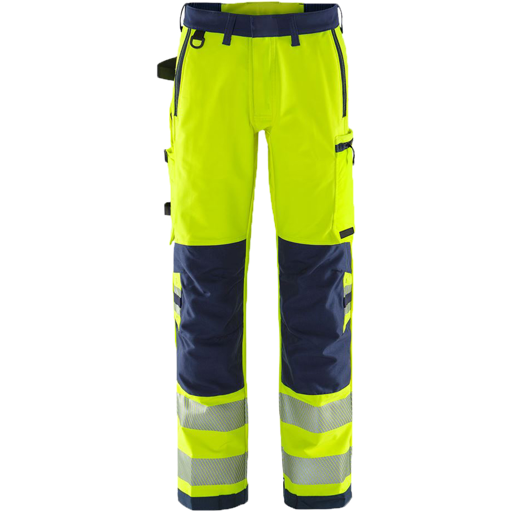 Fristads Green Hi Vis Stretch Trousers Class Gstp