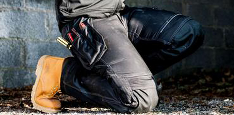 Combat Cargo Work Pants Men Heavy Duty Hi Viz Utility Trousers Knee Pad  Pockets | eBay