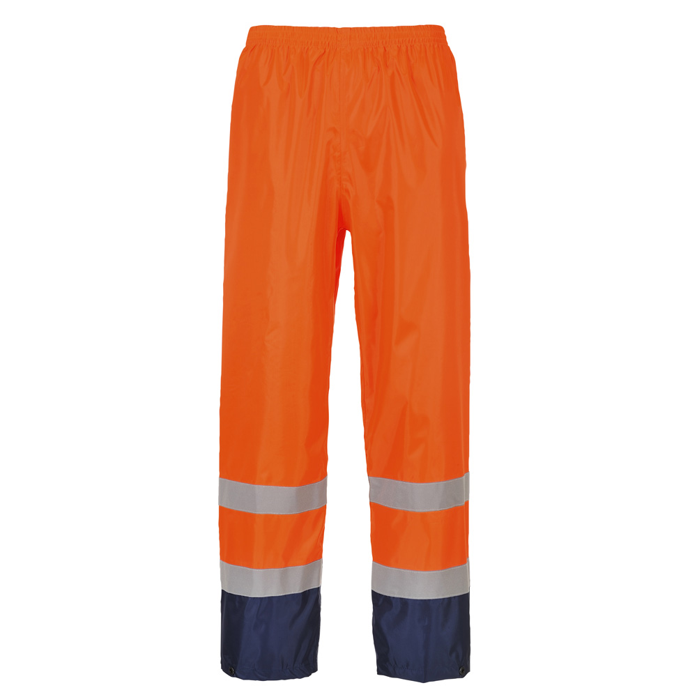 Portwest Hi-Vis Classic Contrast Rain Trousers - H444