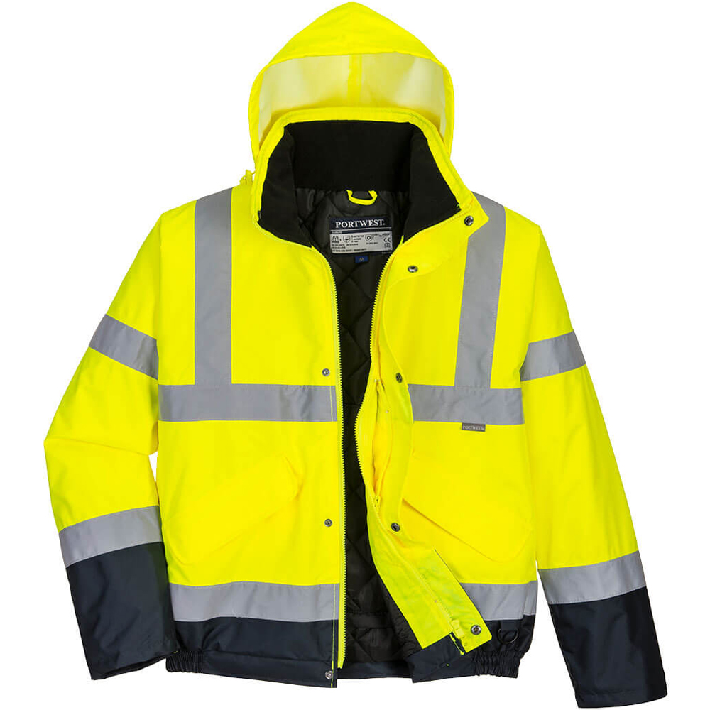 Hi-Vis Two Tone Bomber Jacket - S266