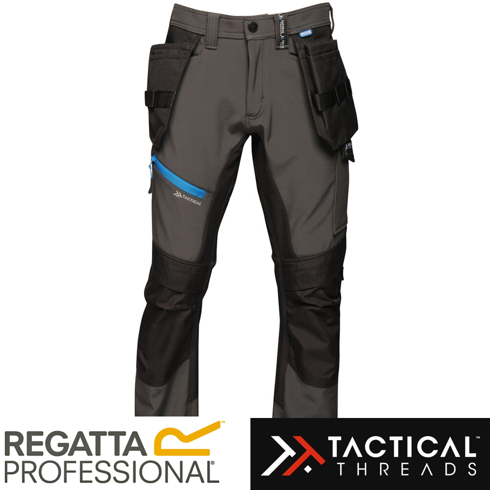 Regatta Strategic Softshell Trousers Windproof Water Resistant