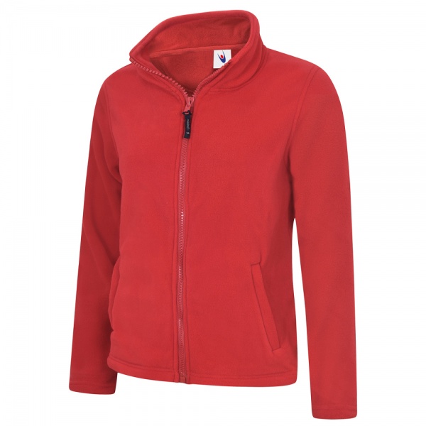 Ladies zip up hot sale fleece jacket