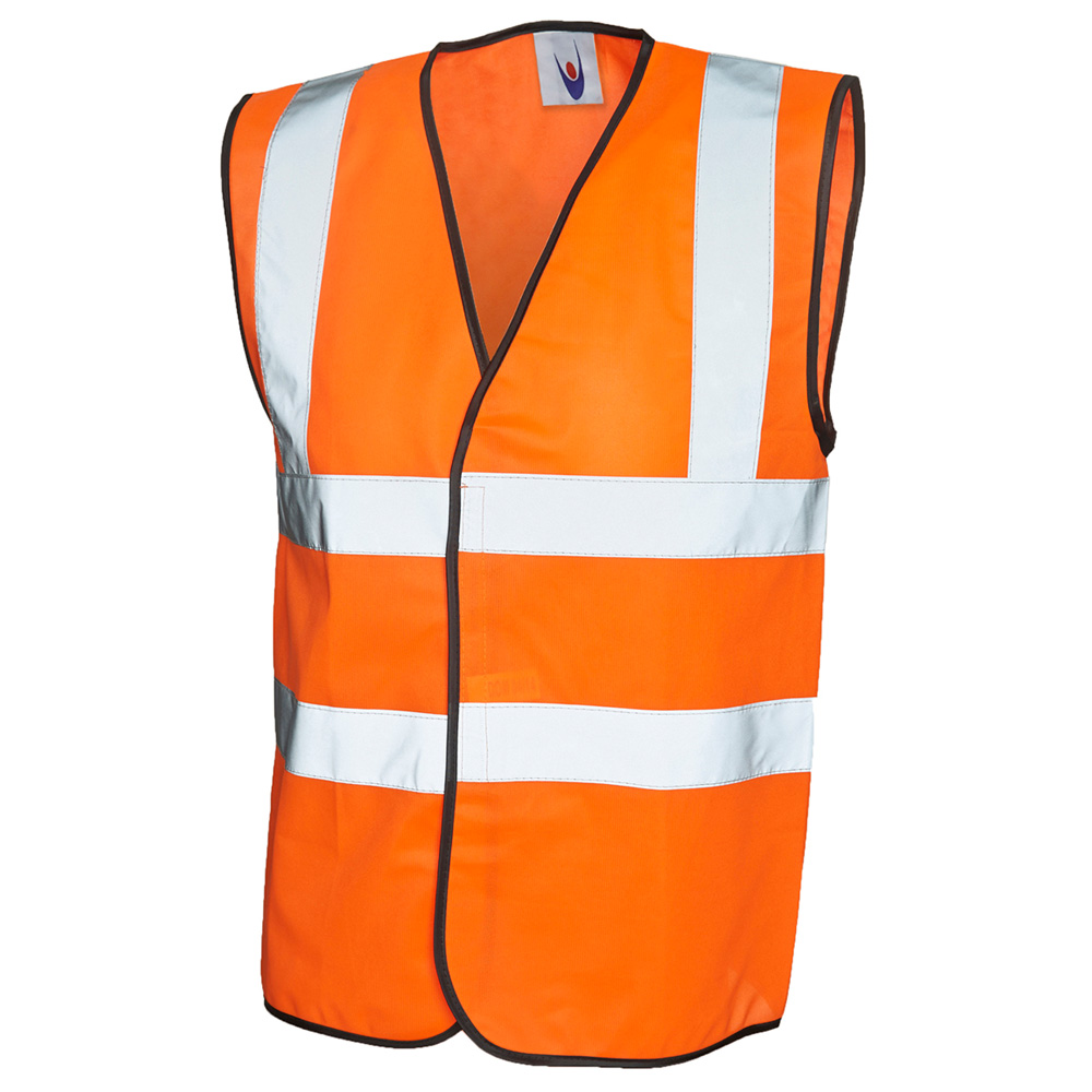 Uneek Hi Vis Sleeveless Safety Waist Coat - UC801