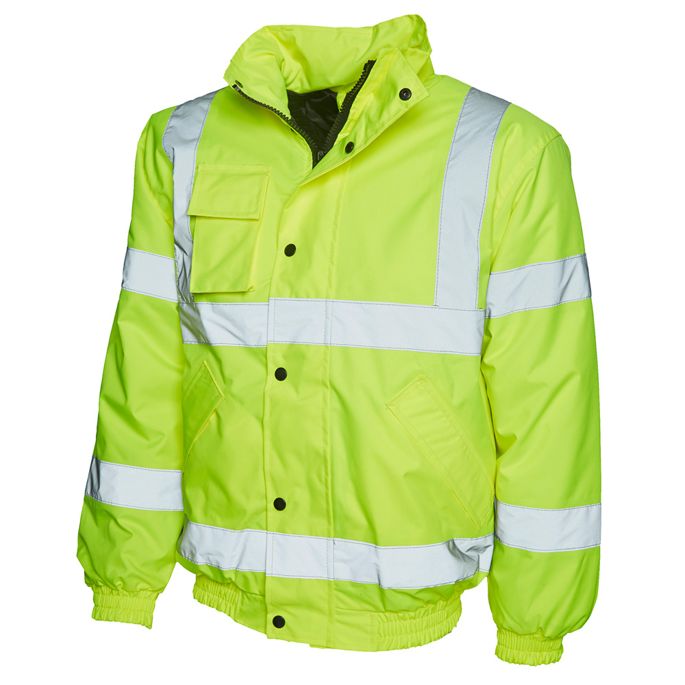 Uneek Hi Vis Bomber Jacket - Uc804